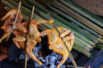 Gà sa lửa- món nướng đặc sắc của Tây Nguyên