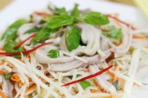 Tự làm nộm ổi trộn dạ dày cực chất