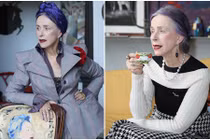 Ngắm cụ bà 74 tuổi mặc đẹp đến gái trẻ phải thèm