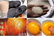 Dựng tóc gáy những thực phẩm Trung Quốc làm từ nhựa, cao su