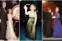 Thời trang dự tiệc sang trọng của bà Hillary Clinton