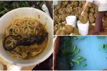 Rúng động những vụ thực phẩm bẩn, ngâm hóa chất gây hoang mang