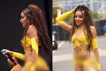 Mỹ nhân khoét xẻ quá đà, hớ hênh lộ nguyên vòng ba phản cảm