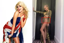 Váy khoét xẻ quá đà tố cáo mỹ nữ không mặc nội y?