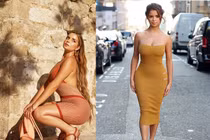 “Nữ hoàng nội y” Anh khoe 3 vòng “bỏng rẫy” với váy khoét cao 