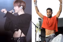 Lấn sân diện mốt croptop của chị em, quý ông khoe body nổi múi