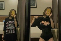 “Cạn lời” gái trẻ cố tình vạch áo khoe thân, bất chấp định kiến