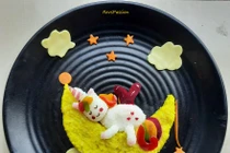 Ý tưởng trang trí đĩa cơm giúp bé lười mấy cũng ăn thun thút