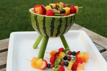 Biến tấu lò nướng cực hấp dẫn từ dưa hấu