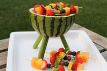 Biến tấu lò nướng cực hấp dẫn từ dưa hấu