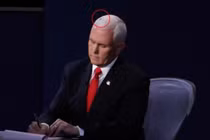 Thế giới dậy sóng vì “ngôi sao ruồi đen” trên tóc ông Mike Pence
