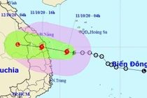 Bão số 6 hình thành, hướng vào Quảng Nam - Bình Định