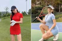 Hotgirl RMIT khoe dáng trên sân cỏ khiến hội golf thủ đổ rầm rầm