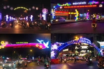 TPHCM: Khắp phố phường rực rỡ sắc màu đón Tết Kỷ Hợi