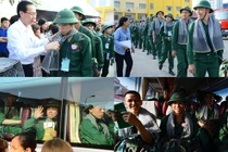 TP HCM: Nước mắt và nụ cười trong ngày tiễn tân binh nhập ngũ