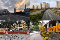 Đường phố TP HCM vẫn “say giấc nồng” sáng mùng 1 Tết Kỷ Hợi