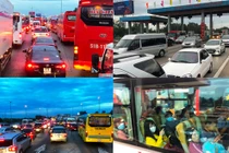 Cao tốc TPHCM – Trung Lương dừng thu phí, hành khách trở lại Sài Gòn…rã rời