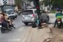 Xác minh đoạn clip ô tô “điên cuồng” chạy trốn CSGT