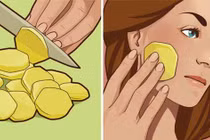 Công dụng bất ngờ khi chà khoai tây lên mặt mỗi tối trước khi ngủ