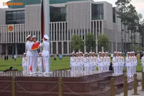 Video: Lễ thượng cờ rủ Quốc tang Chủ tịch nước Trần Đại Quang