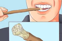 Trước khi có bàn chải, con người đánh răng bằng gì?