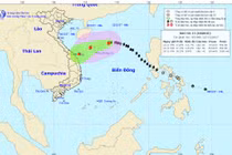 Bão số 13 giật cấp 11, cách quần đảo Hoàng Sa 210km