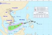 Bão số 15 giật cấp 10 diễn biến phức tạp trên biển Đông