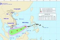Bão số 15 giật cấp 10 diễn biến phức tạp trên biển Đông