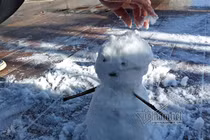 Video: Fansipan lúc mờ sáng trắng xoá băng tuyết