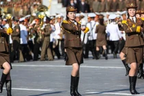 Ngất ngây nhan sắc nữ binh sĩ Quân đội Triều Tiên