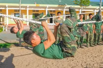 Mê mẩn nơi rèn luyện thể lực của QĐND Việt Nam