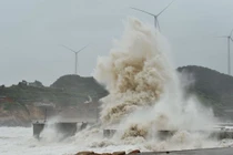 Bão số 4 đổ bộ vào bán đảo Lôi Châu, Trung Quốc