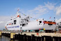 Việt Nam hạ thủy tàu cảnh sát biển cỡ 2.400 tấn