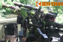 Sờ tận tay pháo tự hành 105mm Việt Nam sản xuất