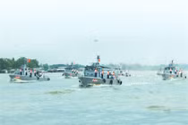 Lữ đoàn Giang thuyền 962 luôn sẵn sàng chiến đấu