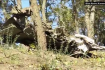 Ảnh nóng xác máy bay Su-24 Nga bị bắn rơi