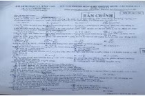 Đề thi THPT quốc gia môn Vật lý năm 2015 mã đề 138 và đáp án