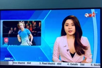 Nữ MC VTV gây tranh cãi vì mặc "xẻ sâu" trên sóng truyền hình