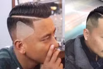 Anh thợ "vui tay" cắt tóc giống y hệt ảnh mẫu và cái kết độc nhất vô nhị