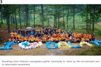 Nhóm bạn Việt Nam làm “Thử thách dọn rác” lọt top 10 thế giới