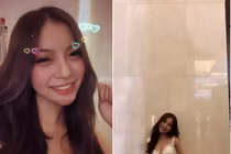 Bạn gái Quang Hải lộ ảnh thử váy cưới