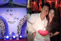 Hé lộ hình ảnh đầu tiên về lễ ăn hỏi của Bùi Tiến Dũng với bạn gái