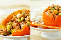 Hấp những thứ này trong trái bí đỏ bạn có hai món ăn tuyệt vời