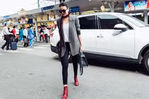 Cách kết hợp túi xách mùa đông sành điệu của Thanh Hằng