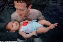 Hình ảnh siêu đáng yêu của con gái ông chủ Facebook