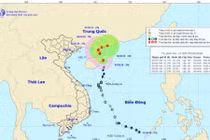 Bão số 2 giật cấp 11 trên Biển Đông 