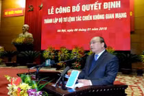  Việt Nam thành lập Bộ tư lệnh Tác chiến không gian mạng 