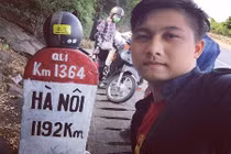 Chàng trai Vĩnh Phúc phượt xuyên Việt chỉ với 4 triệu đồng