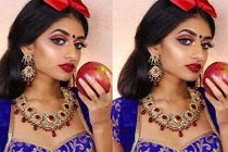 Cô gái hóa thân thành công chúa Disney phiên bản Ấn Độ