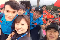 Khoảnh khắc “yêu không chịu nổi” của cầu thủ U23 Việt Nam ngày về nước